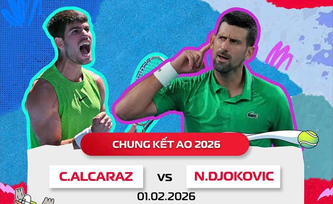 Nadal dự đoán về trận chung kết Australia Mở rộng giữa Alcaraz - Djokovic