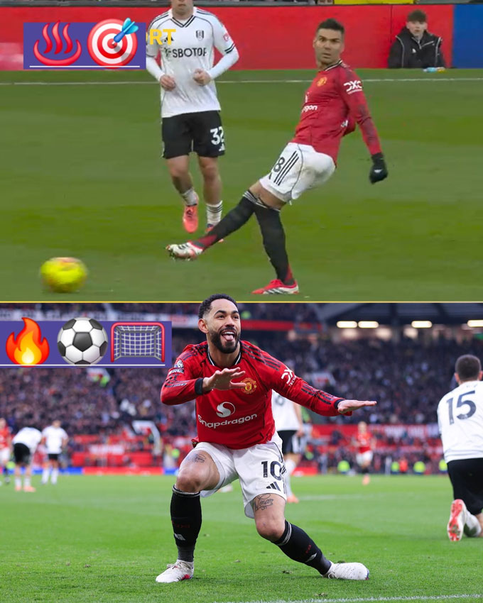 Casemiro kiến tạo cho Cunha nâng tỷ số lên 2-0