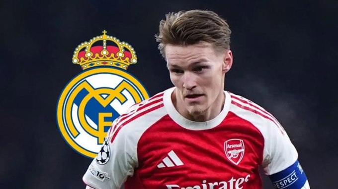 Real sẵn sàng chi 80 triệu bảng để mua lại Odegaard từ Arsenal