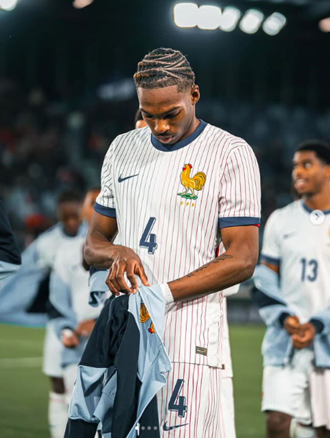 Jacquet đang khoác áo ĐT U21 Pháp