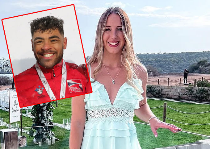 Emily Jo Lawrence, vợ của VĐV trượt tuyết Taylor Lawrence thuộc ĐT Anh