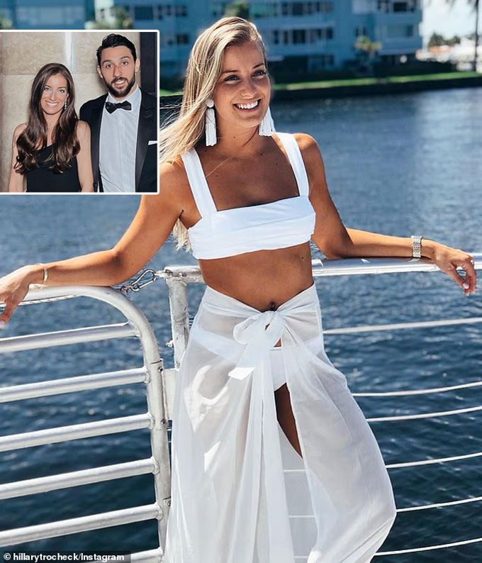 Hillary Trocheck, vợ của cầu thủ khúc côn cầu Vincent Trocheck (ĐT Mỹ)