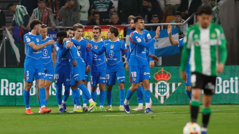 Atetico đánh bại Betis 5 bàn không gỡ