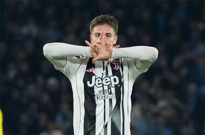 Kenan Yildiz đã ghi 9 bàn cho Juventus mùa này