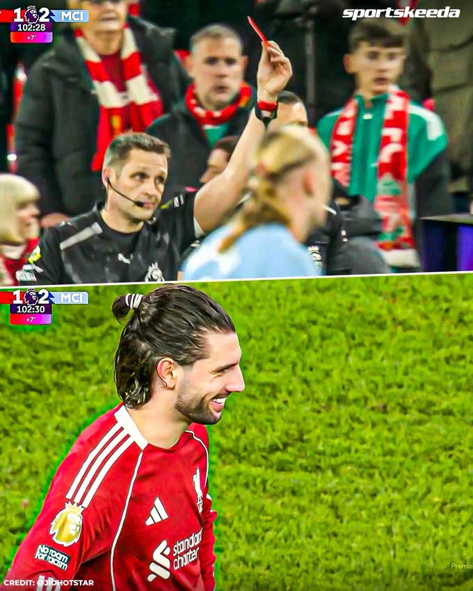 Szoboszlai bị thẻ đỏ còn bàn thắng không được công nhận