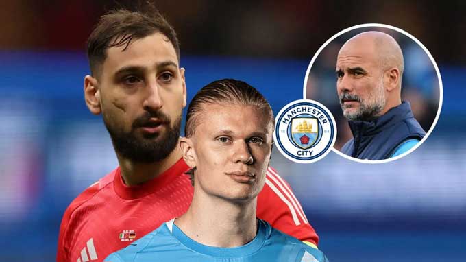 Neville cho rằng bộ ba Donnarumma - Haaland - Guardiola sẽ là vũ khí để Man City ngược dòng trước Arsenal trong cuộc đua vô địch