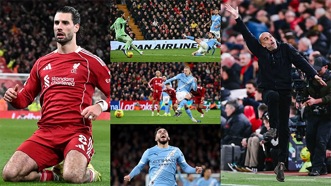 5 khoảnh khắc kinh điển ở trận cầu kinh điển Liverpool vs Man City