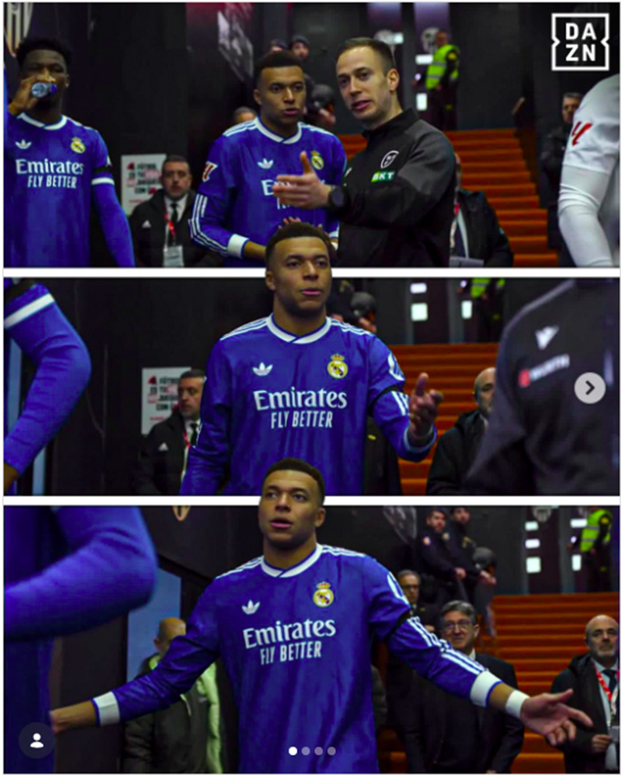 Dù sao những hình ảnh thế này không nên xuất hiện với một siêu sao hàng đầu như Mbappe