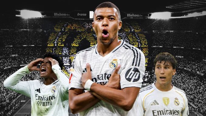 Sự bất khả xâm phạm của Mbappe đang vô tình làm tổn thương các tiền đạo trẻ Real Madrid.