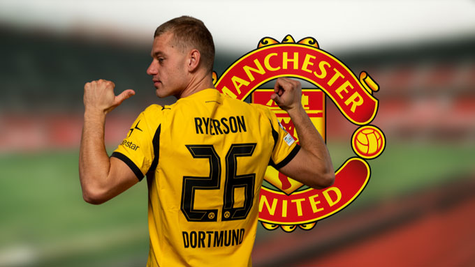 Ryerson được MU theo sát