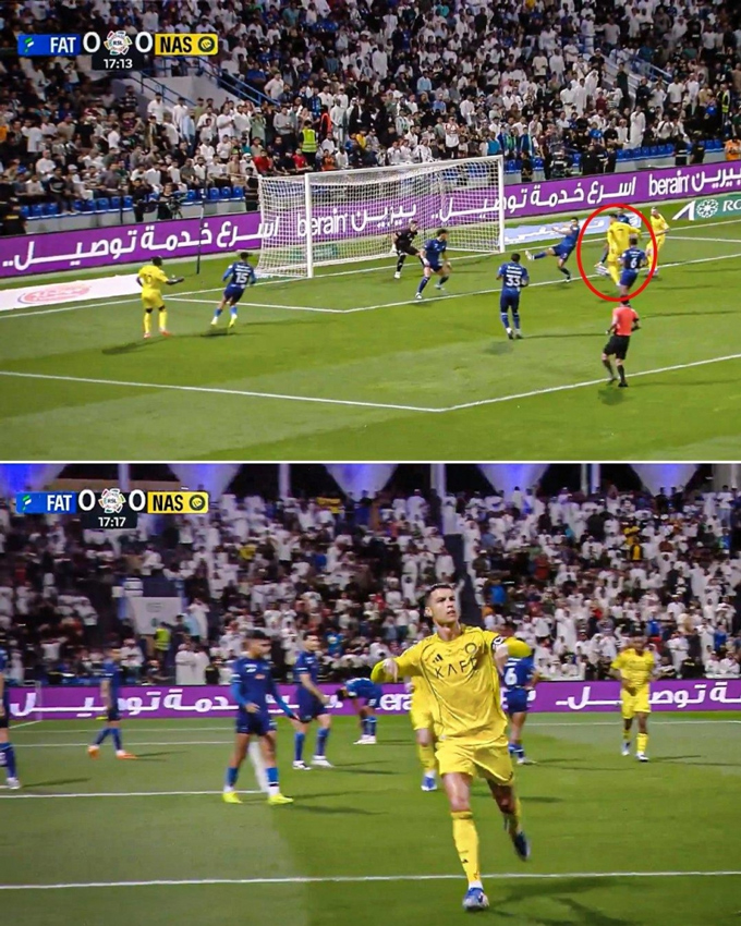 Ronaldo ghi bàn ngay ngày ra sân trở lại cho Al Nassr