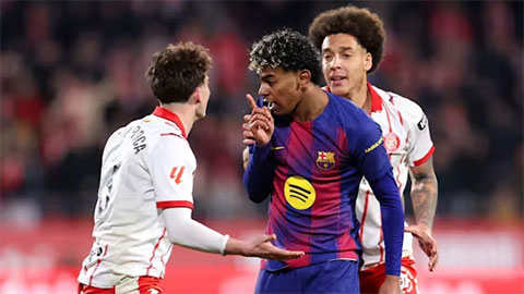 Kết quả Girona 2-1 Barca: Yamal đá hỏng phạt đền, Barca thua ngược Girona