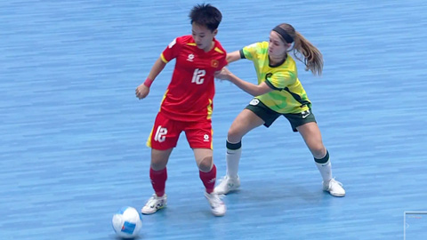  Tường thuật ĐT nữ Việt Nam 0-2 ĐT nữ Australia