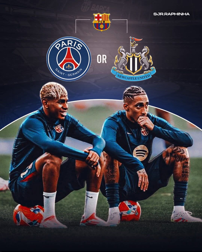 Barca sẽ chạm trán PSG hoặc Newcastle