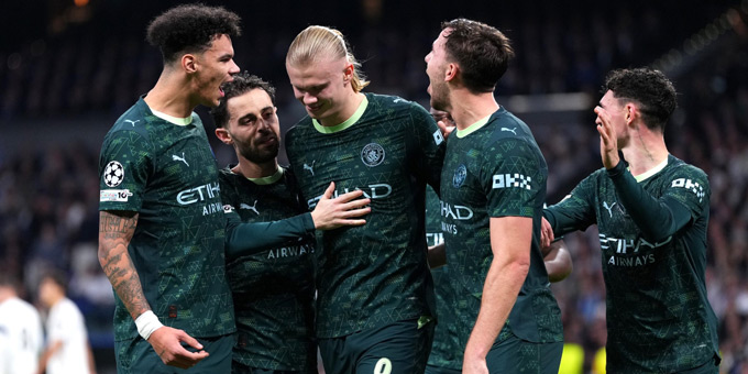 Man City mới hạ Real Madrid 2-1 ở vòng phân hạng cách đây vài tháng
