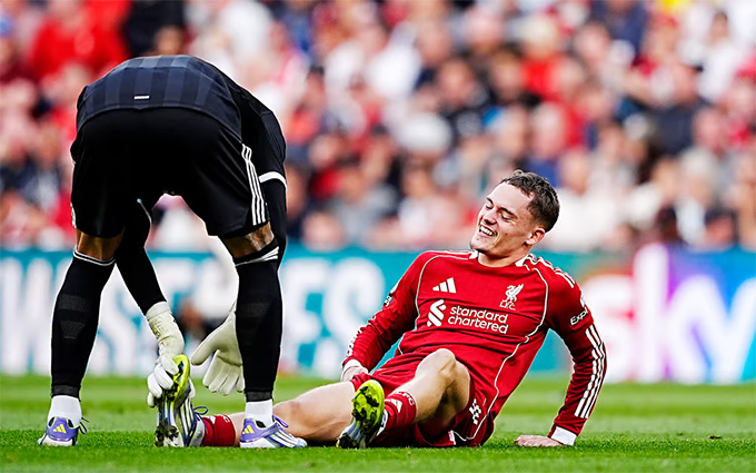 Wirtz từng khiến The Kop sợ hãi vì gặp chấn thương