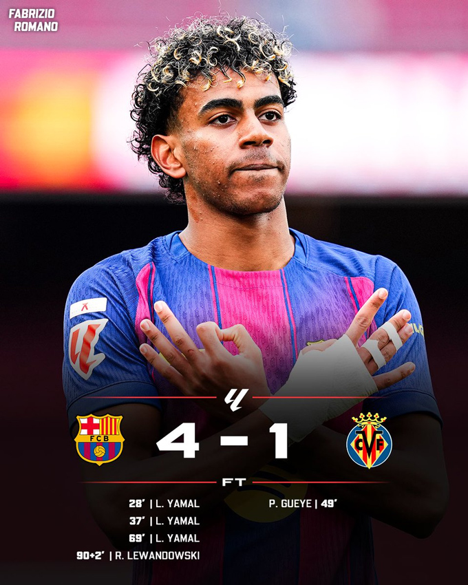 Barca thắng Villarreal trong ngày đặc biệt của Flick