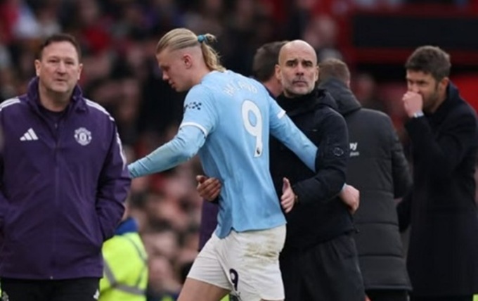 HLV Pep Guardiola có nhiều phương án để lấp khoảng trống trên sân của Haaland