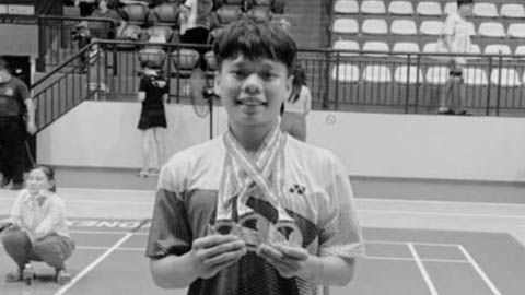 Tuyển thủ cầu lông qua đời khi còn quá trẻ