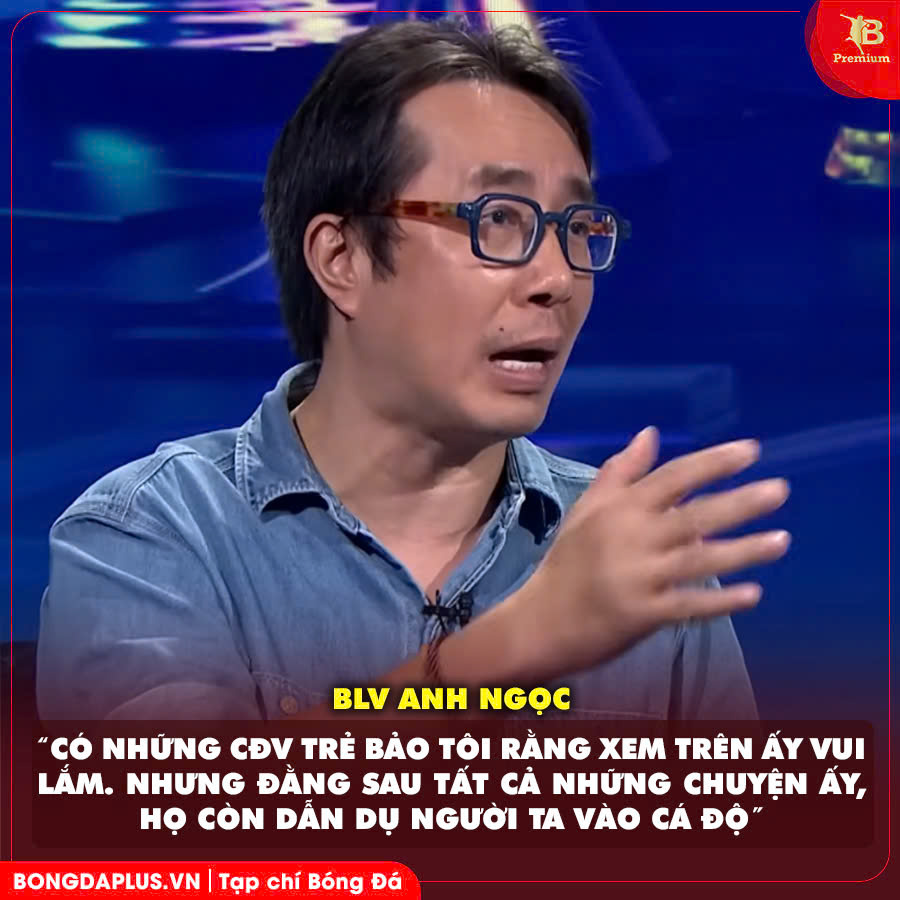 BLV Trương Anh Ngọc gọi hành vi vi phạm của Xôi Lạc TV là ăn cắp và cá độ