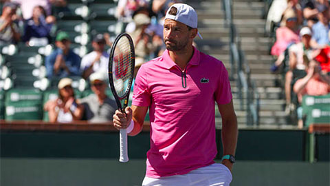 Dimitrov tái đấu Alcaraz ở vòng hai Indian Wells