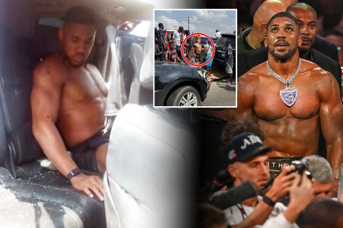 Võ sĩ Anthony Joshua bị tai nạn ở Nigeria