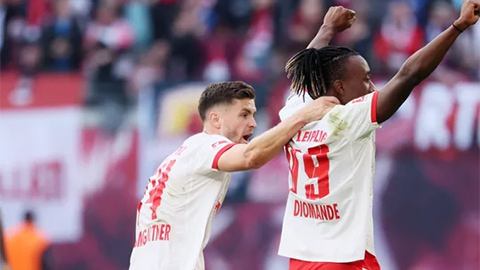 Vòng 25 Bundesliga: Leverkusen bị cầm hòa, RB Leipzig may mắn có 3 điểm