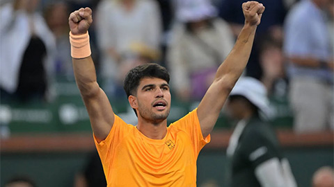  Alcaraz áp đảo Dimitrov, tiến vào vòng 3 Indian Wells