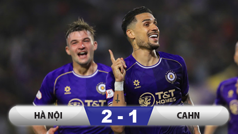  Kết quả Hà Nội 2-1 Công an Hà Nội: Cuộc đua thêm kịch tính