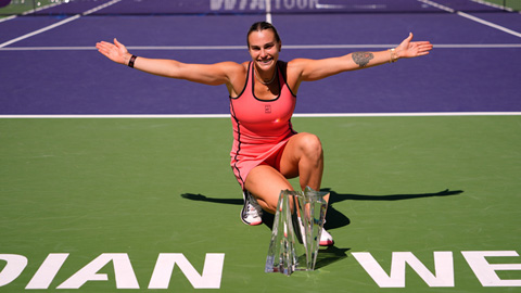 Aryna Sabalenka trước cơ hội chinh phục Sunshine Double
