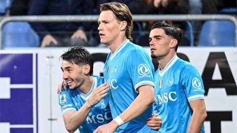 McTominay tỏa sáng đưa Napoli chiếm ngôi nhì tại Serie A