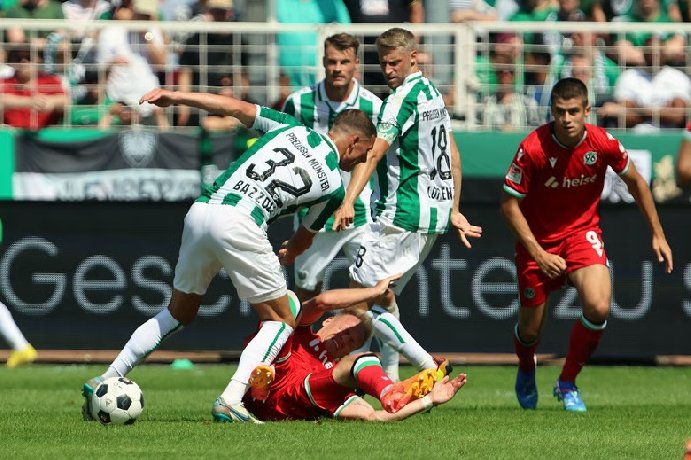  Nhận định Preussen Munster vs Hannover 0h30 ngày 6/12: Khách lấn chủ