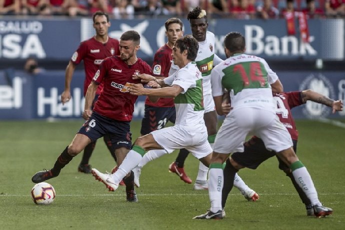  Nhận định Osasuna vs Elche, 0h30 ngày 26/9: Bất phân thắng bại