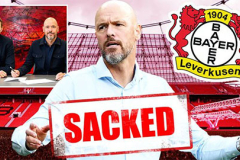 Ten Hag bị Leverkusen sa thải vì lặp lại sai lầm tại MU Ten Hag bị Leverkusen sa thải vì lặp lại sai lầm tại MU