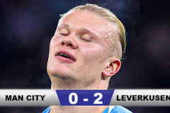Kết quả Man City 0-2 Leverkusen: Cú sốc tại Etihad