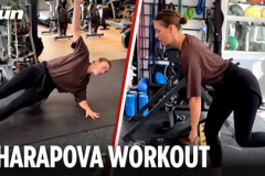 Maria Sharapova gây sốt với video tập luyện