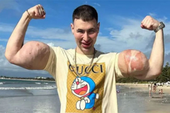 'Quái vật phòng gym' trả giá đắt vì bơm hoá chất vào 2 bắp tay