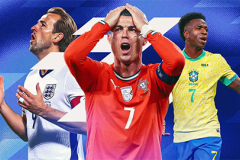 Ronaldo và top 5 ngôi sao 'dễ xịt' tại World Cup 2026