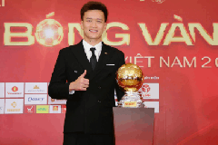 Trực tiếp Gala trao Quả bóng vàng Việt Nam 2025: Hoàng Đức được yêu thích nhất năm