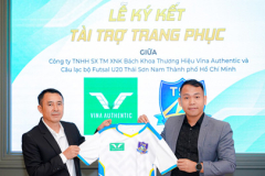 Đội trẻ Thái Sơn Nam chính thức có nhà tài trợ trang phục thi đấu