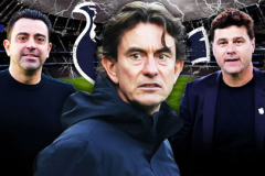 Tottenham tính sa thải Thomas Frank, bổ nhiệm Pochettino hoặc Xavi