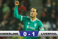 Kết quả Sunderland 0-1 Liverpool: The Reds áp sát vị trí thứ 4 của MU