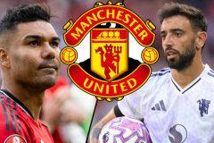 Tin giờ chót 24/2: MU chia tay cùng lúc cả Bruno và Casemiro?