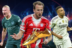 Chiếc giày Vàng châu Âu 2025/26: Bất ngờ anh thợ xây