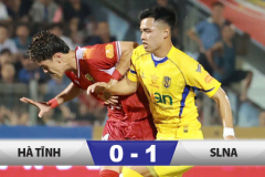 Kết quả Hà Tĩnh 0–1 SLNA: 3 điểm quý giá của đội bóng xứ Nghệ!