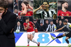 Vì sao MU không thể thắng Newcastle dù đối thủ thiếu người?