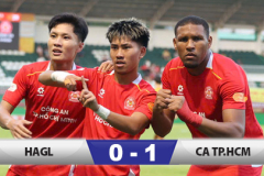 Kết quả HAGL 0–1 CATP.HCM: Chủ nhà chưa thể tìm được niềm vui