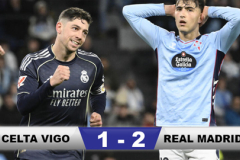 Kết quả Celta Vigo 1-2 Real Madrid: Người hùng Valverde