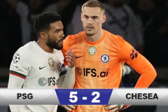 Kết quả PSG 5-2 Chelsea: Tội đồ Jorgensen