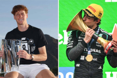 Jannik Sinner và Kimi Antonelli cùng viết nên ‘Chủ nhật vàng’ cho thể thao Italia